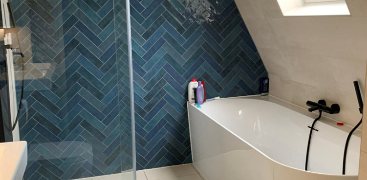 Badkamer + hybride warmtepomp