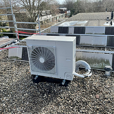 Hybride warmtepomp voor particulier in Haarlem