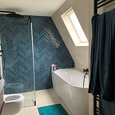 Badkamer + hybride warmtepomp