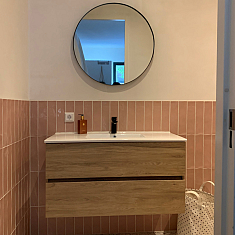 Badkamer ensuite voor logeerkamer
